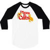 pizza and cats 3/4 Sleeve Shirt