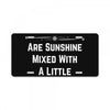 October Girls License Plate
