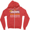 mischief with grandpa Zipper Hoodie