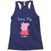 peppa pig sister pig Racerback Tank