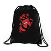 screaming doom Drawstring Bags