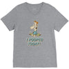I Pooped Today V-Neck Tee