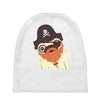 pug in a crew Baby Beanies