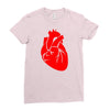 heart Ladies Fitted T-Shirt
