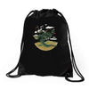 morning commute Drawstring Bags