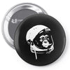astronaut monkey Pin-back button
