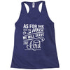 As For Me And My House We Will Serve The Lord Racerback Tank