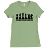choose your weapon Ladies Fitted T-Shirt