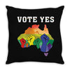 Vote Yes Australia Throw Pillow