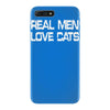 real men love cats iPhone 7 Plus Case