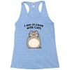 i am in love with cats Racerback Tank