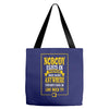 nobody exists on purpose Tote Bags