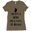not a nerd (2) Ladies Fitted T-Shirt
