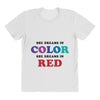 She Dreams In Color She Dreams In Red All Over Women's T-shirt