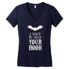 i vant to suck your boob Women's V-Neck T-Shirt