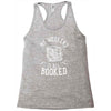 my weekend is all booked Racerback Tank