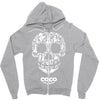 loco coco skul Zipper Hoodie
