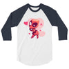 KISS ME PLEASE 3/4 Sleeve Shirt