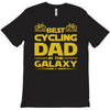 best cycling dad galaxy cycling T-Shirt