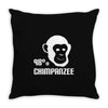 98% chimpanzee Throw Pillow