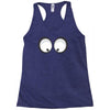 googly eyes Racerback Tank