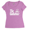 golf father Women's Triblend Scoop T-shirt