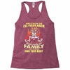 mess with me i'll fight back Racerback Tank