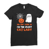 i'm the crazy cat lady Ladies Fitted T-Shirt