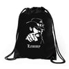 r.i.p. lemmy kilmister Drawstring Bags