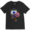 mega capt V-Neck Tee