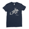 banksy fallen angel Ladies Fitted T-Shirt