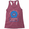 aperture science volunteer Racerback Tank