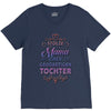 stolze mama einer grossartigen tochter hoodie V-Neck Tee
