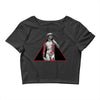 david with rose tattoo Crop Top