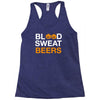 blood sweat Racerback Tank