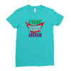 straight outta arkham Ladies Fitted T-Shirt