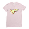 Pizza Slice Little Ladies Fitted T-Shirt