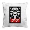 obey aku Throw Pillow