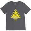 toxic hazard laboratory poison substance warning V-Neck Tee