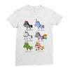 unicorn funny Ladies Fitted T-Shirt