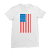 american flag Ladies Fitted T-Shirt