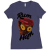 rum ham Ladies Fitted T-Shirt