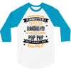 Super Cool Granddaughter Of A Freaking Awesome Pop Pop 3/4 Sleeve Shirt