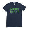 wicked smaht funny Ladies Fitted T-Shirt