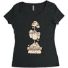 shrine of the silver monkey Women's Triblend Scoop T-shirt