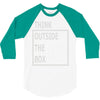 think outside the box 3/4 Sleeve Shirt