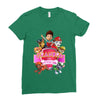 paw patrol birthday girl grandpa Ladies Fitted T-Shirt