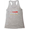 love make you fall apart Racerback Tank