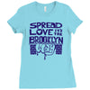 spread love the brooklyn way Ladies Fitted T-Shirt