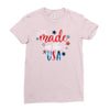4th of July Ladies Fitted T-Shirt